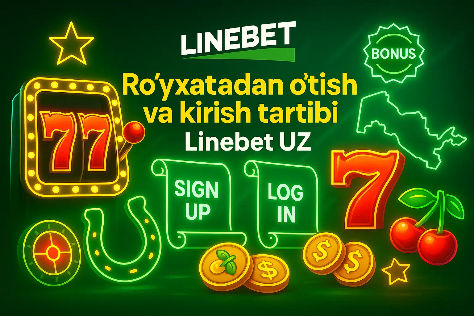 Ro'yxatdan o'tish va kirish tartibi Linebet UZ